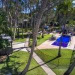 Kids Pool Side — Caravan Park in Kinka Beach, QLD