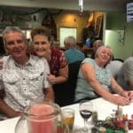Group celebrating Christmas in July — Caravan Park in Kinka Beach, QLD