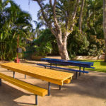 Picnic Table & Bench — Caravan Park in Kinka Beach, QLD